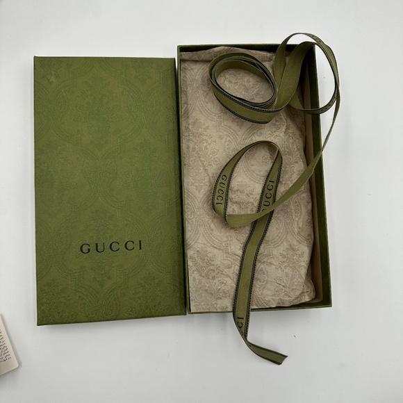 GUCCI Mystic Cat Zippy Wallet w Box, Ribbon & Gucci Tissue Paper - Picture 6 of 13